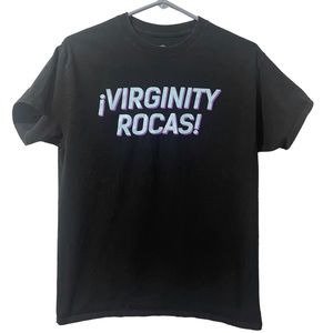 Danny Duncan Shirt Men Medium Black Cotton Virginity Rocas Lightweight Funny Tee